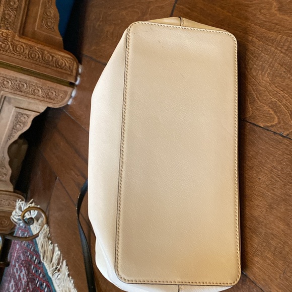 Kate Spade Cream and Black Satchel with Structured Design - Picture 5 of 10